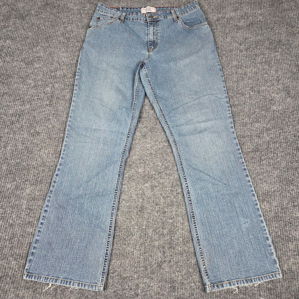 Levi Strauss Signature Vintage Womens Mid Rise Bootcut Stretch Jeans Size 14M
